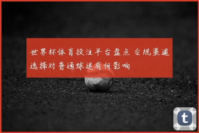 世界杯体育投注平台盘点 合规渠道选择对普通球迷有何影响