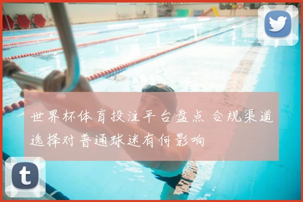 世界杯体育投注平台盘点 合规渠道选择对普通球迷有何影响